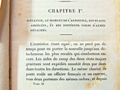 Manuscrit de mil huit cent treize contenant le récits des évènements de cette année, pour servir à l'histoire de l'Empereur Napoléon.. Baron de Fain.