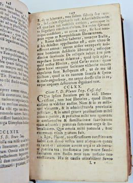 Lettres de Ciceron à ses amis. Avec de petites notes Françoises. ( rare)
. Cicéron