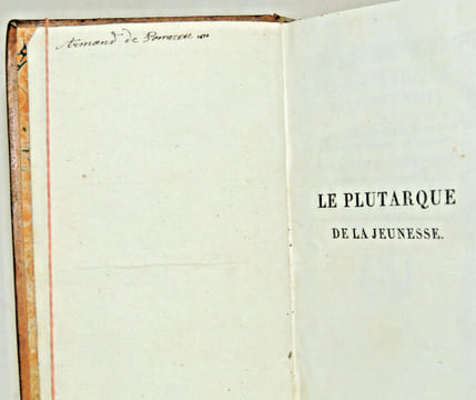 Le Plutarque de la jeunesse, ou abrégé des vies des plus grands hommes de toutes les nations, avec leurs portraits. Pierre Blanchard