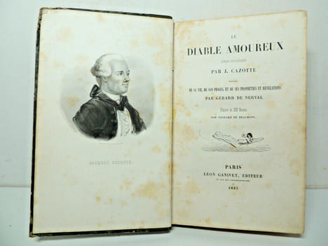 Le diable amoureux. Roman fantastique. Jacques Cazotte