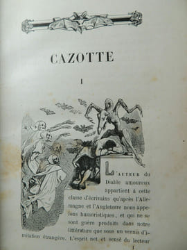 Le diable amoureux. Roman fantastique. Jacques Cazotte