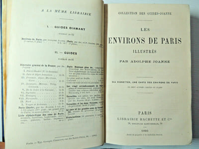 Les environs de Paris + carte