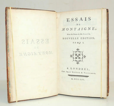 Essais de Montaigne

. Montaigne 