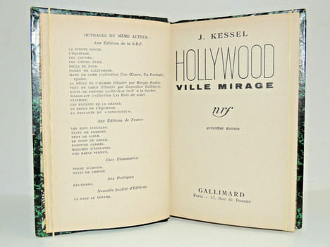 Hollywood, ville mirage. Joseph Kessel