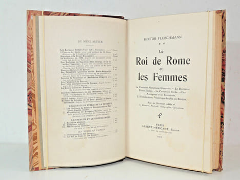 Le Roi de Rome et les femmes. Hector FLEISCHMANN
