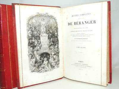 Oeuvres complètes de Béranger + Musique des chansons