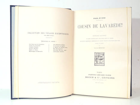 " Les voyages excentriques ". Cousin de Lavarède. Paul d'Ivoi