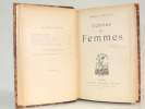 Lettres de femmes. Envoi + lettre autographe. . Marcel Prévost