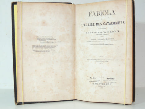 Fabiola ou l’Église des Catacombes
. Cardinal Wiseman