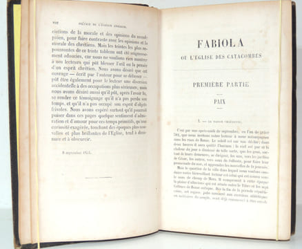 Fabiola ou l’Église des Catacombes
. Cardinal Wiseman