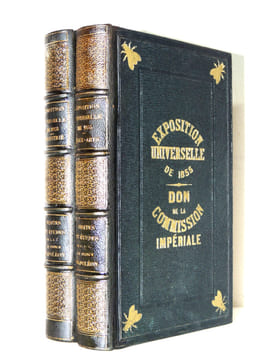 Visites et études du Prince Napoléon à l'Exposition Universelle de 1855 ( rare). undefined