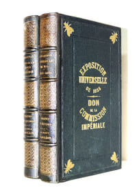 Visites et études du Prince Napoléon à l'Exposition Universelle de 1855 ( rare)