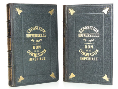 Visites et études du Prince Napoléon à l'Exposition Universelle de 1855 ( rare)