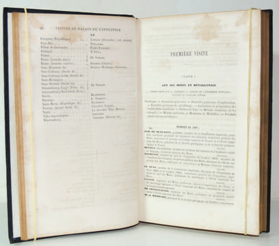 Visites et études du Prince Napoléon à l'Exposition Universelle de 1855 ( rare). undefined