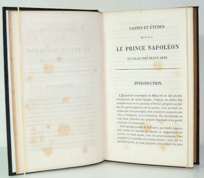 Visites et études du Prince Napoléon à l'Exposition Universelle de 1855 ( rare). undefined