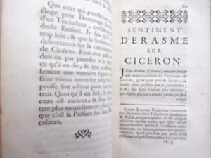 Tusculanes de Cicéron, suivis des remarques sur les Tusculanes de Cicéron. Bouhier & d'Olivet