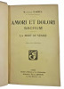 Amori et dolori sacrum, la mort de Venise. Maurice Barrès.