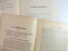 Lot documentations Elections législatives 1932. Finances publiques. 