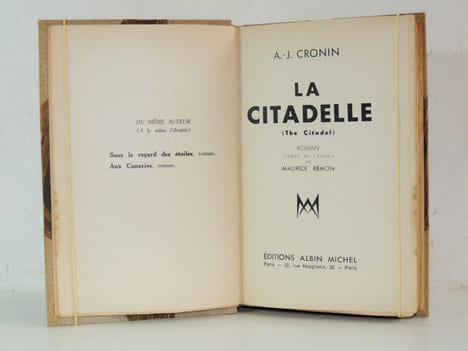 LA CITADELLE. A.J Cronin