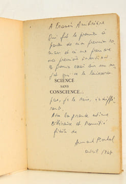 Science sans conscience. De Dieu vivant. Armand Pierhal