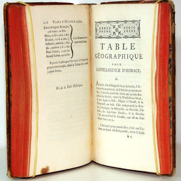 Dictionnaire alphabétique de tous les noms propres qui se trouvent dans Horace, divisé en trois tables, pour l'intelligence de la fable, de ...