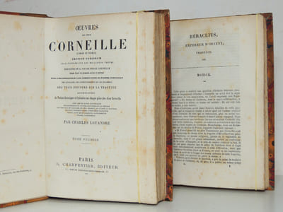 Bon lot livres reliés cuir Théâtre & Littérature