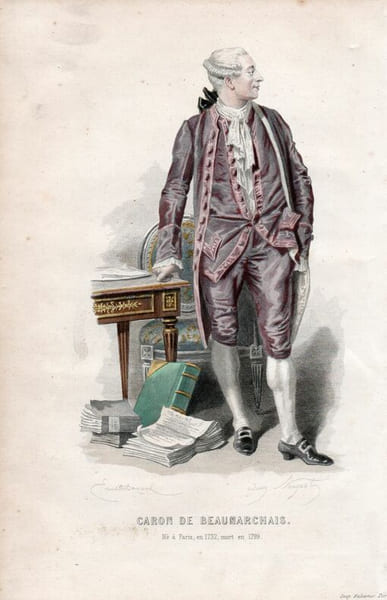 COSTUMES DE L’&Eacute;POQUE DU TH&Eacute;&Acirc;TRE DE BEAUMARCHAIS
. 