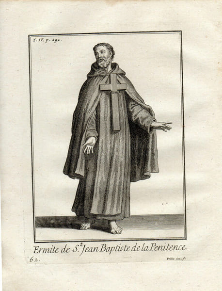 Gravure sur cuivre. ERMITE DE SAINT JEAN BAPTISTE DE LA PENITENCE. 