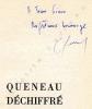 Queneau déchiffré ( Notes sur “le Chiendent” ).. ( QUENEAU - GIONO ) - SIMMONNET Claude.
