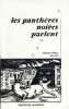 Les Panthères noires parlent. Documents rassemblés et présentés par Philip. S. Foner.Traduit de l’américain par Serge Poznanski.. ( PANTHÈRES NOIRES ) ...