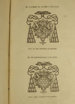 Histoire du Diocèse de Bayeux, XVIIe et XVIIIe Siècle, XVIIIe et XIXe Siècle, 2 volumes reliés.. Laffetay, Jacques,