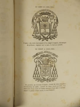 Histoire du Diocèse de Bayeux, XVIIe et XVIIIe Siècle, XVIIIe et XIXe Siècle, 2 volumes reliés.. Laffetay, Jacques,