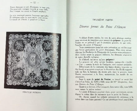 Différentes origines et diverses formes du Point et de la Dentelle d'Alençon,. Boulard, Félix,
