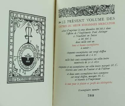 Épîtres à un Ami Bibliophile,. Marchand, Jean,