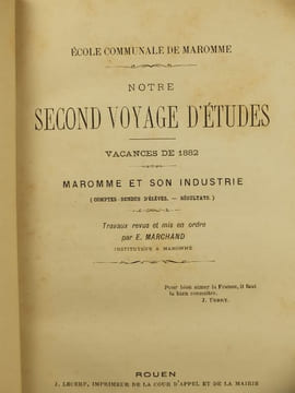 Les Rois d'Yvetot, Second Voyage d'Etudes, Maromme et son Industrie, Notice sur Bosville, Canton de Cany, Bosville à l'Epoque Révolutionnaire, ...