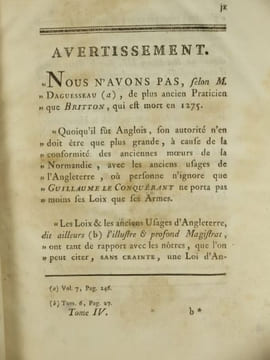 Traités sur les Coutumes Anglo-Normandes, publiées en Angleterre, depuis le XIe jusqu'au XIVe Siècle,. Houard, David,