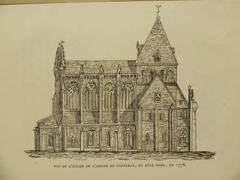 Etude sur l'Ancienne Abbaye de Fontenay près Caen, Calvados,. Carel, Pierre,