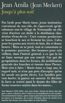 Jusqu'à plus soif,. Meckert, Jean, dit Amila, Jean,