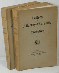Lettres de Jules Barbey d'Aurevilly à Trébutien,