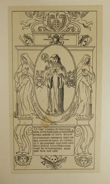 Abbesses et Pierres tombales des Abbesses du Moustier de Sainte Trinité de [Caën],. Blangy, Auguste, de, 