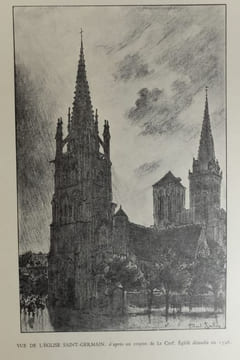 La Cathédrale Saint-Pierre de Lisieux, Edition Originale, 1917,. Hardy, Victor, Jean, Désiré,