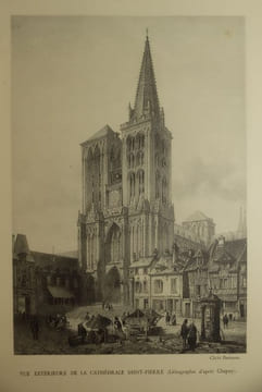 La Cathédrale Saint-Pierre de Lisieux, Edition Originale, 1917,. Hardy, Victor, Jean, Désiré,