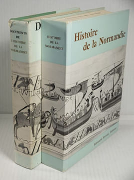 Histoire de la Normandie, Documents de l'Histoire de la Normandie, 2 Volumes,. Boüard, Michel, de,