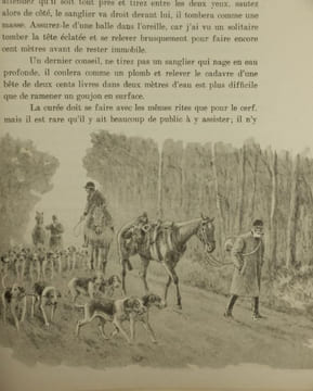 Le Monde Merveilleux des Bêtes, Animaux de Vénerie et Chasse aux Chiens courants, 2 Volumes,. Oberthur, Joseph,