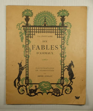 Dix Fables d'Animiaux,. La Fontaine, Jean, de, Avelot, Henri,