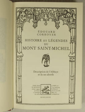 Histoires et Légendes du Mont Saint-Michel, Description de l'Abbaye et de ses Abords,. Corroyer, Edouard,