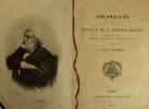 Bibliographie des Travaux de L&eacute;opold Delisle, Administrateur g&eacute;n&eacute;ral de la Biblioth&egrave;que Nationale,. Lacombe, Paul,