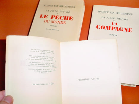 LA FILLE PAUVRE. * Le péché du monde. - ** Le coeur pur. - *** La compagne.. VAN DER MEERSCH Maxence
