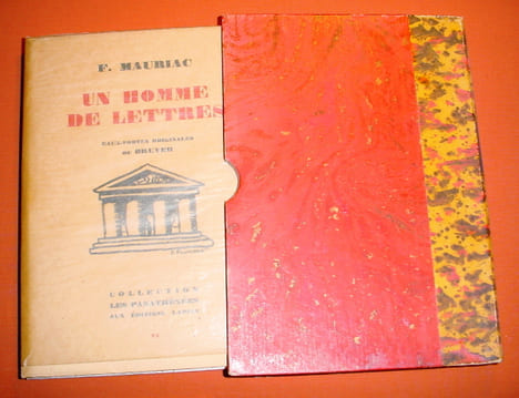 Un homme de lettres. Eaux-fortes originales de BRUYER.. MAURIAC François