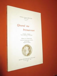 Quand me bressavoun.Fatorgos-Faribolos-Vieos Chansuns et Prouverbes. Dialecte de l'Embrunnais.
